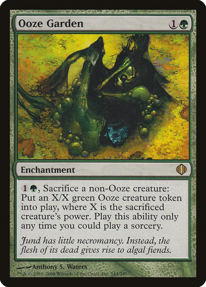 2008 Shards of Alara Ooze Garden #143 rare card image