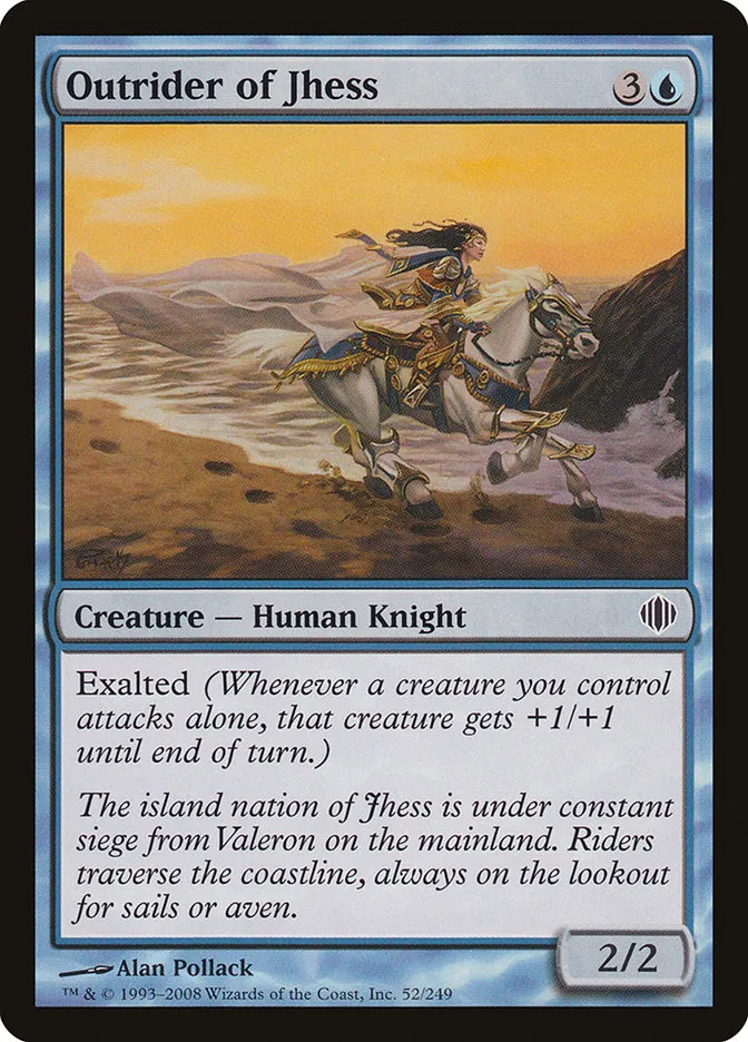 2008 Shards of Alara Outrider of Jhess #52 common card image
