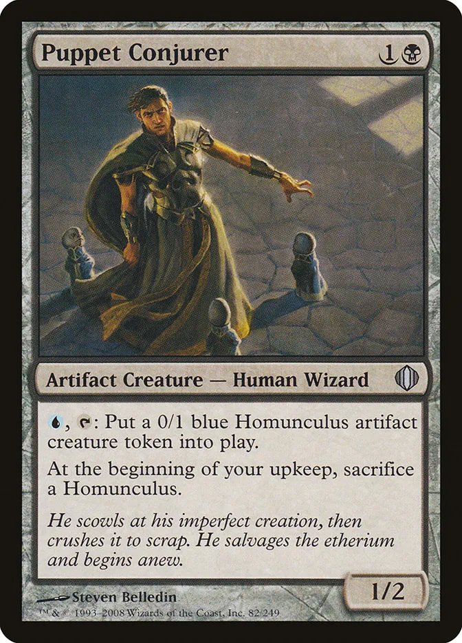 2008 Shards of Alara Puppet Conjurer #82 uncommon card image