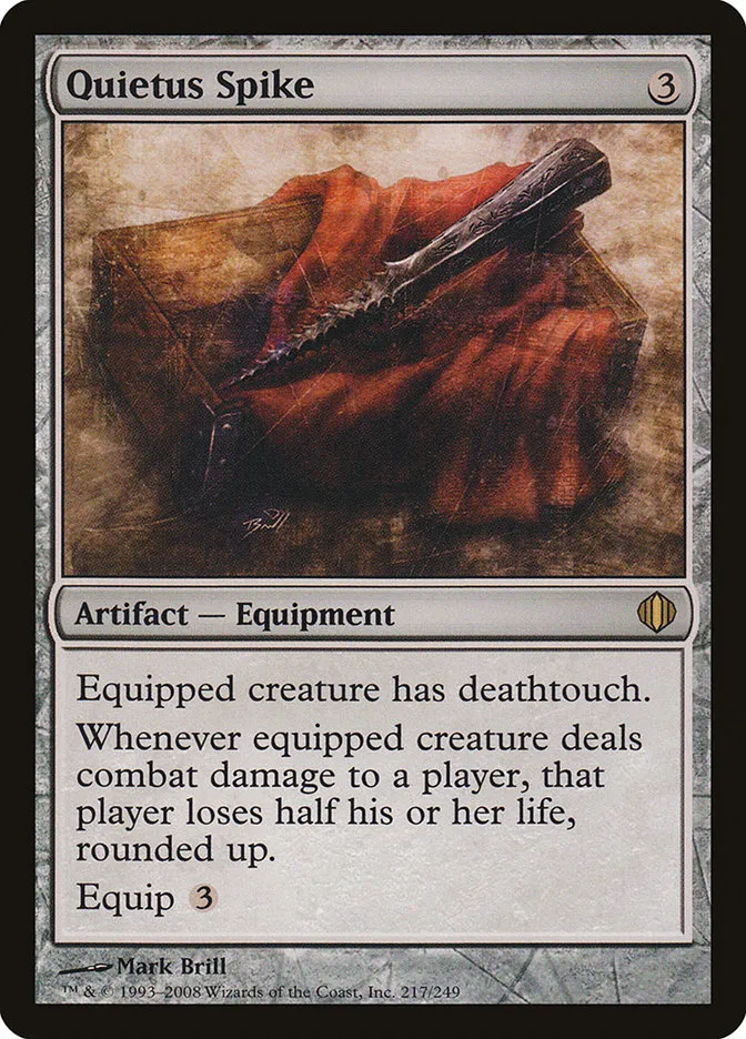 2008 Shards of Alara Quietus Spike #217 rare card image