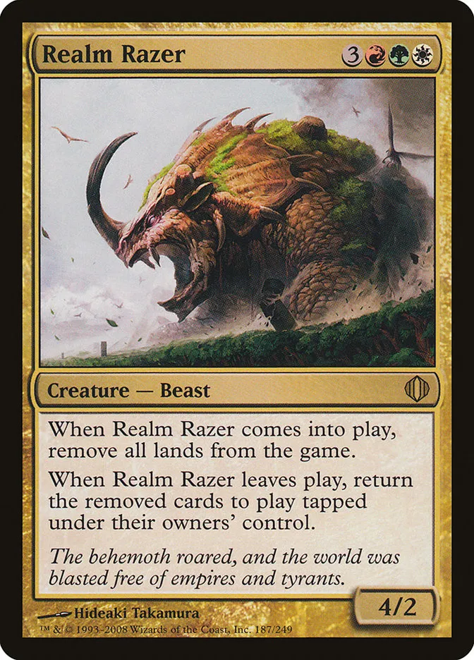 2008 Shards of Alara Realm Razer #187 rare card image