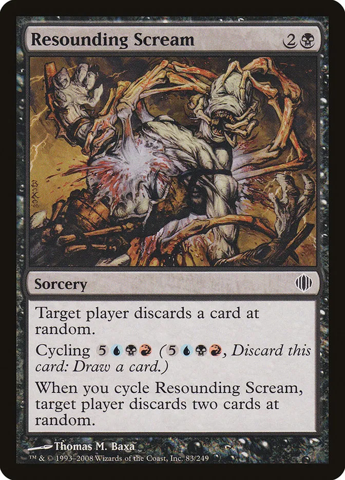 2008 Shards of Alara Resounding Scream #83 common card image