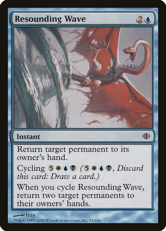 2008 Shards of Alara Resounding Wave #54 common card image