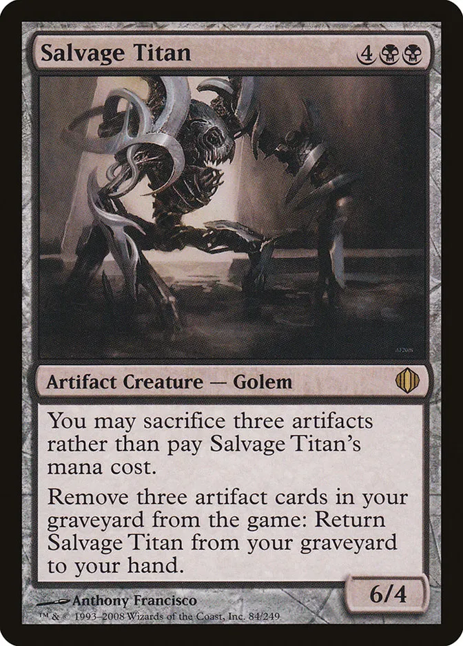 2008 Shards of Alara Salvage Titan #84 rare card image