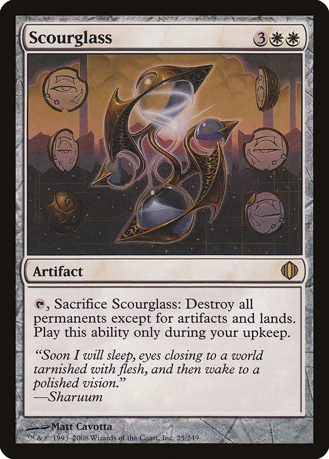 2008 Shards of Alara Scourglass rare #25 rare card image