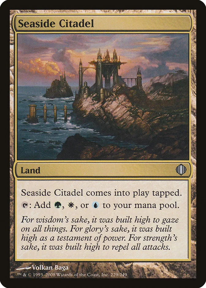 2008 Shards of Alara Seaside Citadel #229 uncommon card image