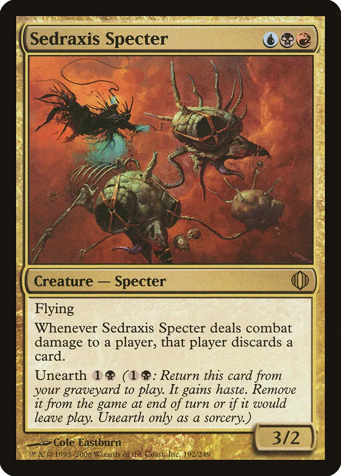 2008 Shards of Alara Sedraxis Specter #192 rare card image