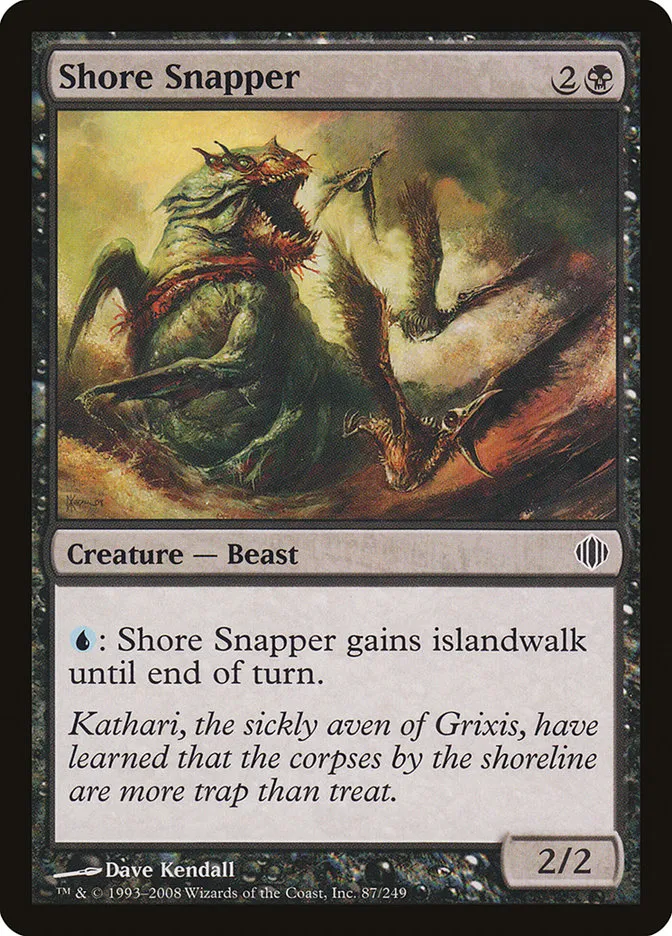 2008 Shards of Alara Shore Snapper #87 common card image