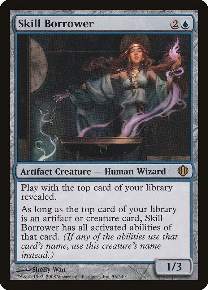 2008 Shards of Alara Skill Borrower #56 rare card image