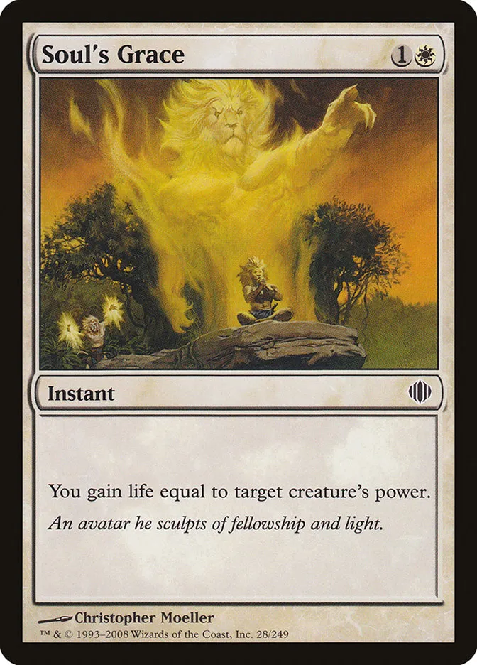 2008 Shards of Alara Soul's Grace common #28 common card image