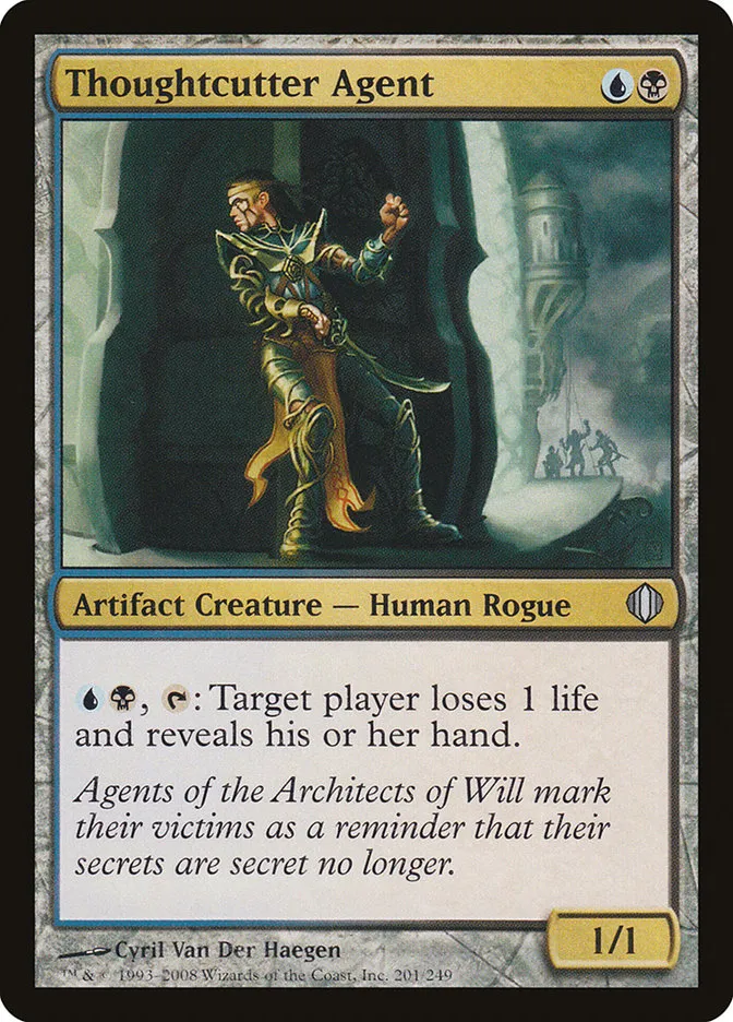 2008 Shards of Alara Thoughtcutter Agent #201 uncommon card image