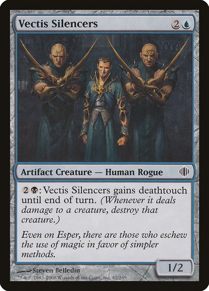 2008 Shards of Alara Vectis Silencers #62 common card image