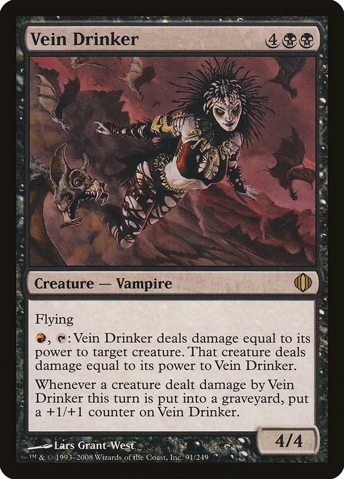 2008 Shards of Alara Vein Drinker #91 rare card image