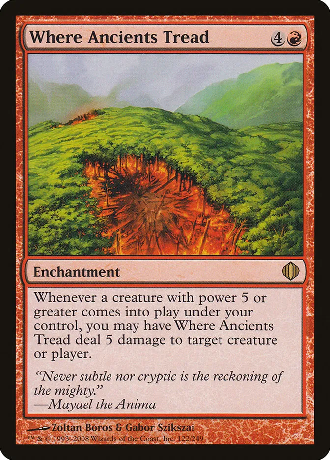 2008 Shards of Alara Where Ancients Tread #122 rare card image