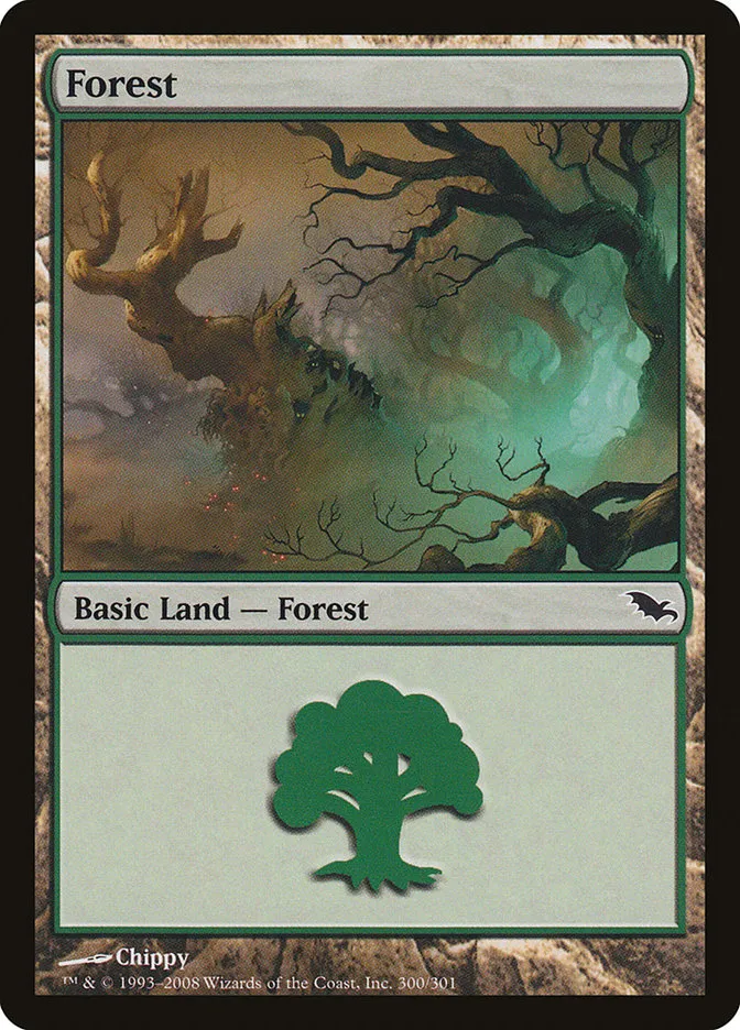 2008 Shadowmoor Forest common #300 common card image