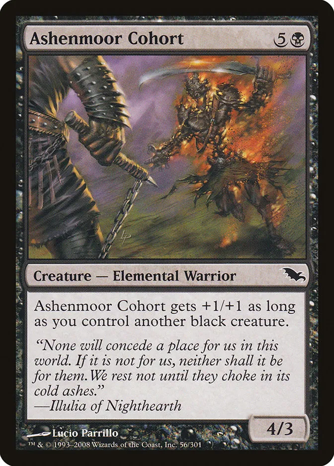 2008 Shadowmoor Ashenmoor Cohort #56 common card image