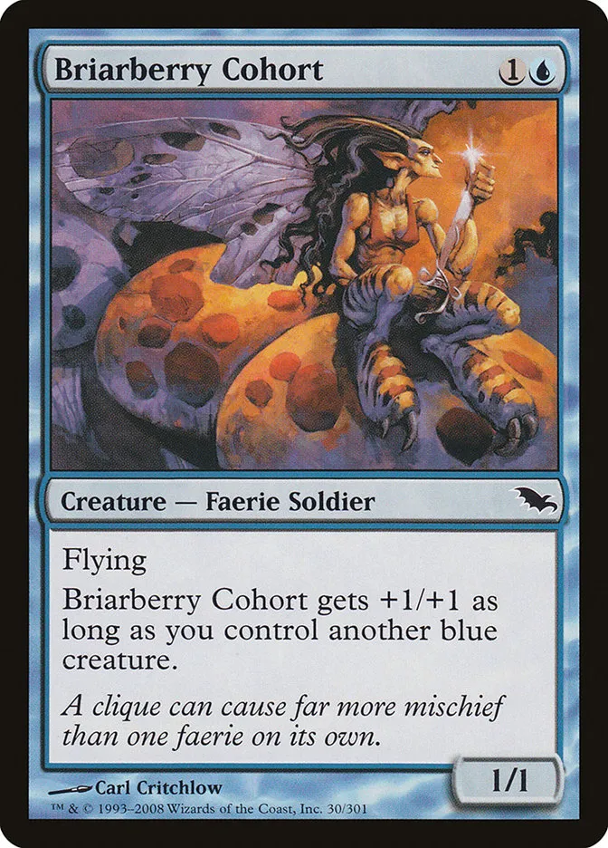 2008 Shadowmoor Briarberry Cohort #30 common card image