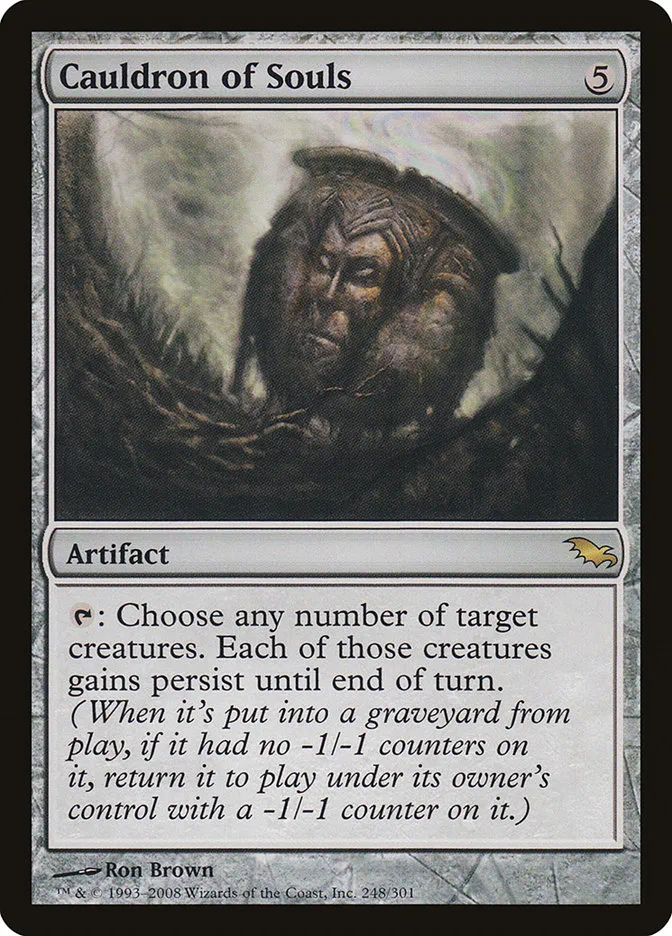 2008 Shadowmoor Cauldron of Souls rare #248 rare card image