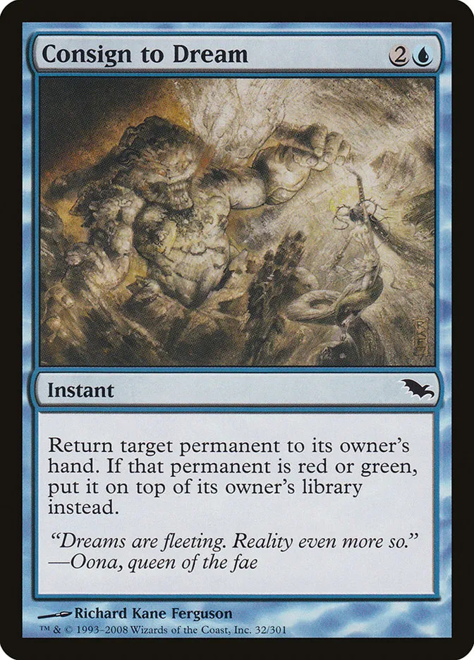2008 Shadowmoor Consign to Dream common #32 common card image