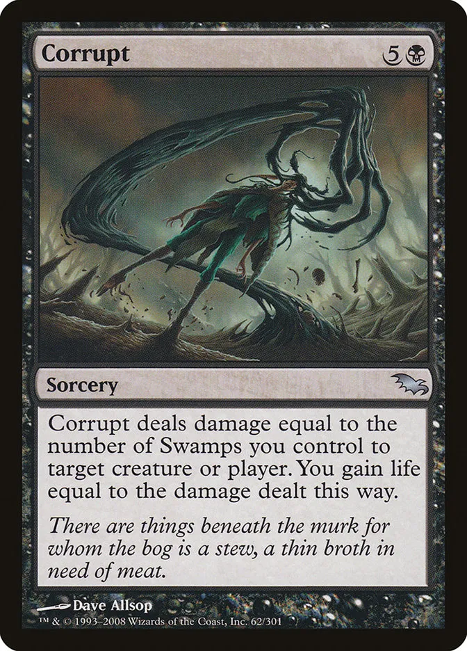2008 Shadowmoor Corrupt uncommon #62 uncommon card image