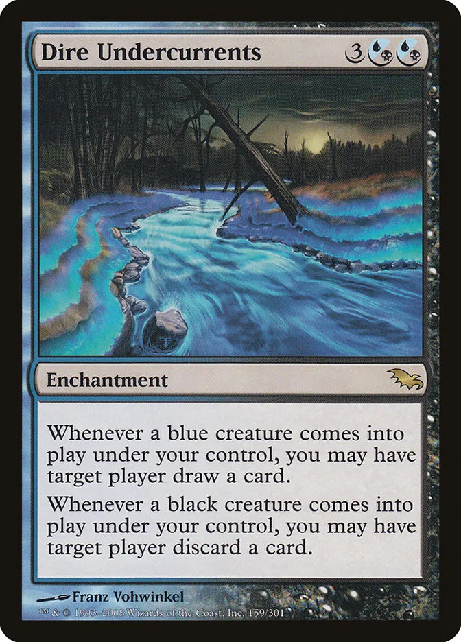2008 Shadowmoor Dire Undercurrents rare #159 rare card image