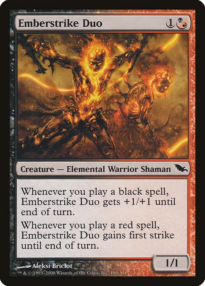 2008 Shadowmoor Emberstrike Duo common #185 common card image