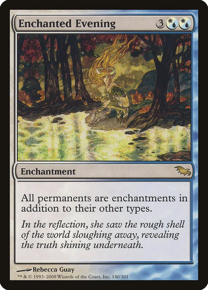 2008 Shadowmoor Enchanted Evening rare #140 rare card image