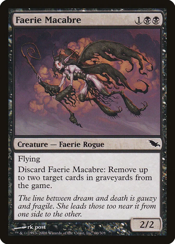 2008 Shadowmoor Faerie Macabre common #66 common card image