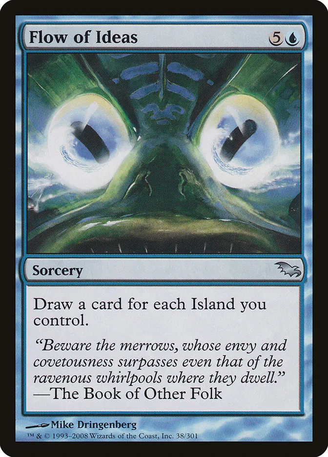 2008 Shadowmoor Flow of Ideas uncommon #38 uncommon card image