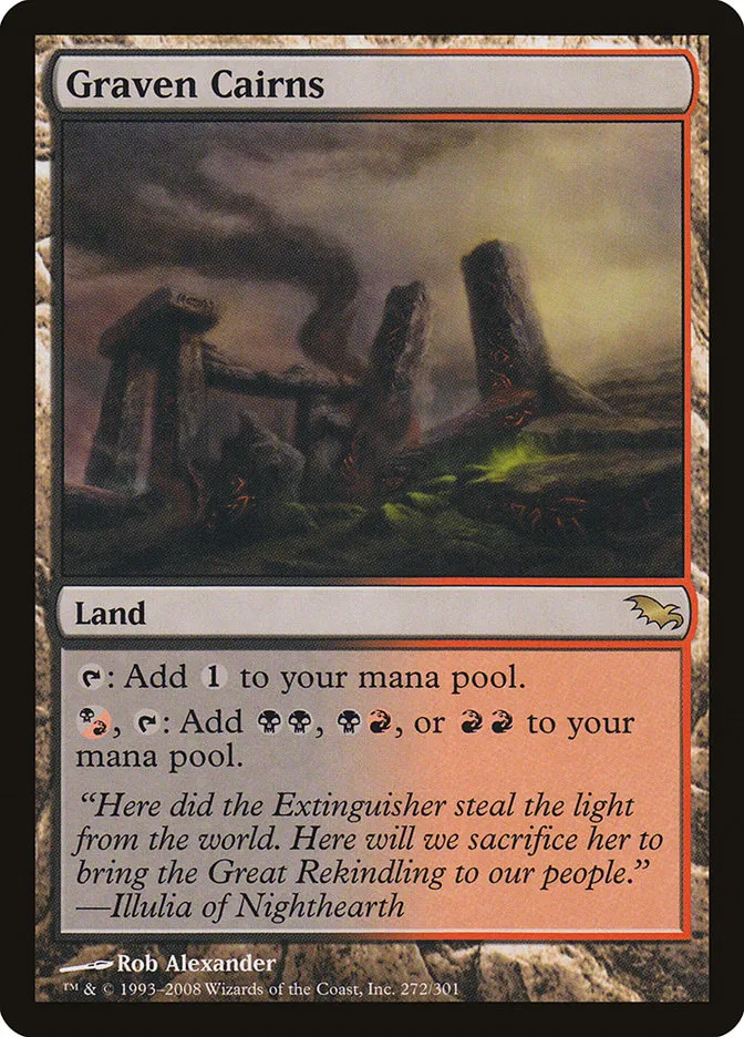 2008 Shadowmoor Graven Cairns #272 rare card image
