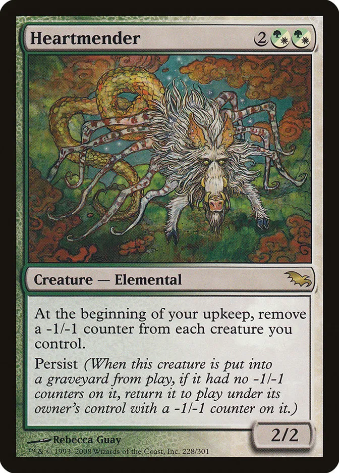 2008 Shadowmoor Heartmender rare #228 rare card image