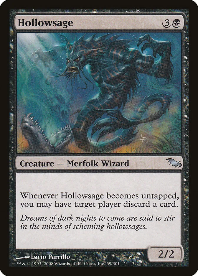 2008 Shadowmoor Hollowsage uncommon #69 uncommon card image