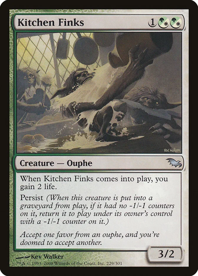 2008 Shadowmoor Kitchen Finks uncommon #229 uncommon card image