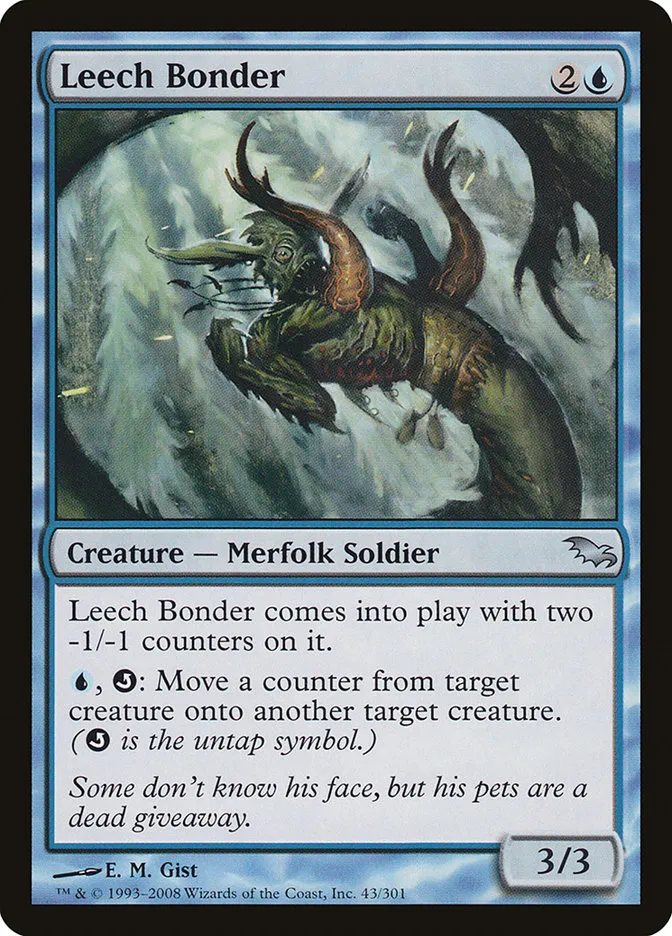 2008 Shadowmoor Leech Bonder uncommon #43 uncommon card image