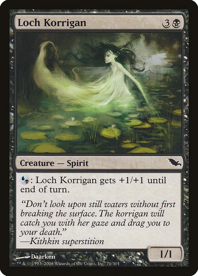 2008 Shadowmoor Loch Korrigan common #71 common card image