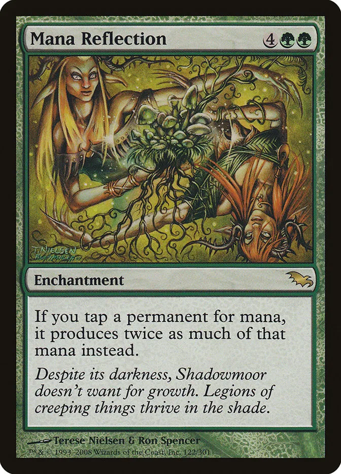 2008 Shadowmoor Mana Reflection rare #122 rare card image