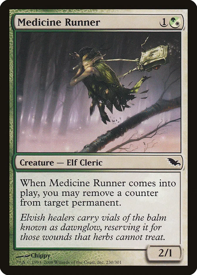 2008 Shadowmoor Medicine Runner common #230 common card image