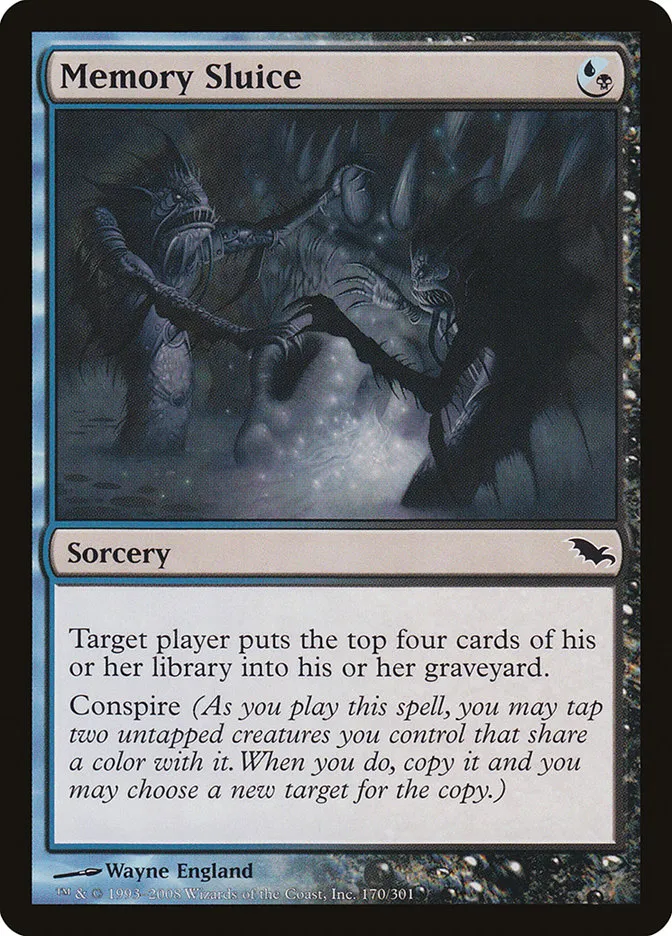 2008 Shadowmoor Memory Sluice common #170 common card image