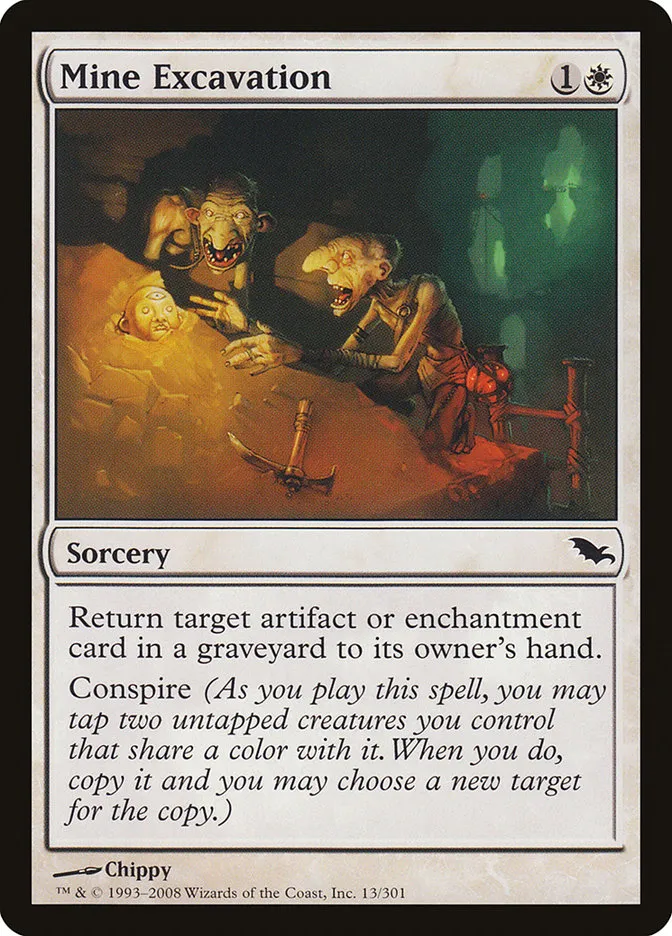 2008 Shadowmoor Mine Excavation common #13 common card image