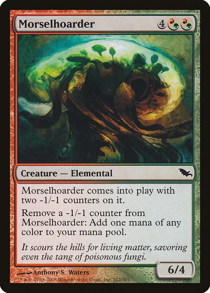 2008 Shadowmoor Morselhoarder common #212 common card image