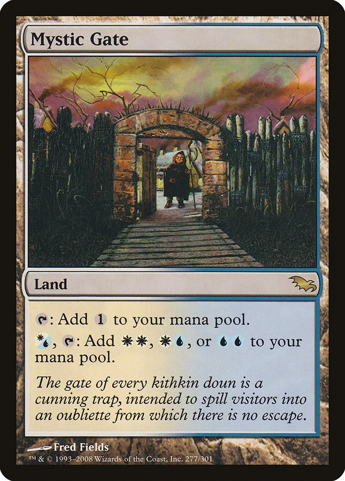 2008 Shadowmoor Mystic Gate #277 rare card image