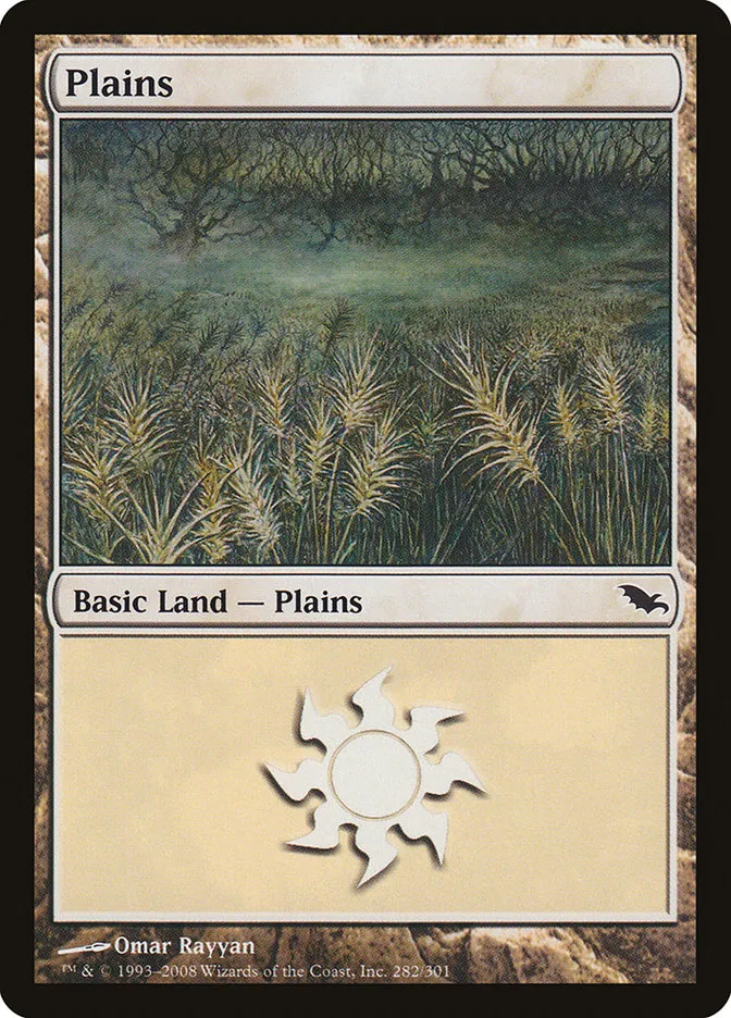 2008 Shadowmoor Plains common #282 common card image