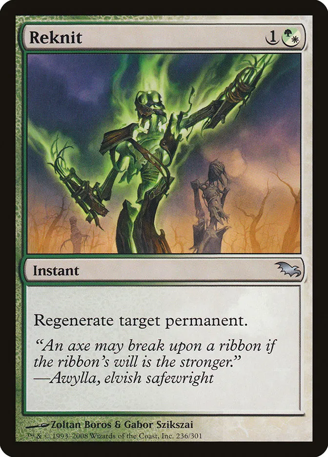 2008 Shadowmoor Reknit uncommon #236 uncommon card image