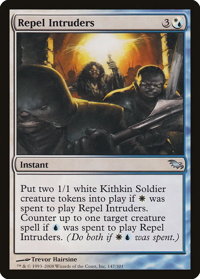 2008 Shadowmoor Repel Intruders uncommon #147 uncommon card image