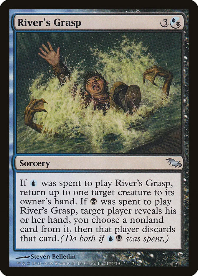 2008 Shadowmoor River's Grasp uncommon #174 uncommon card image