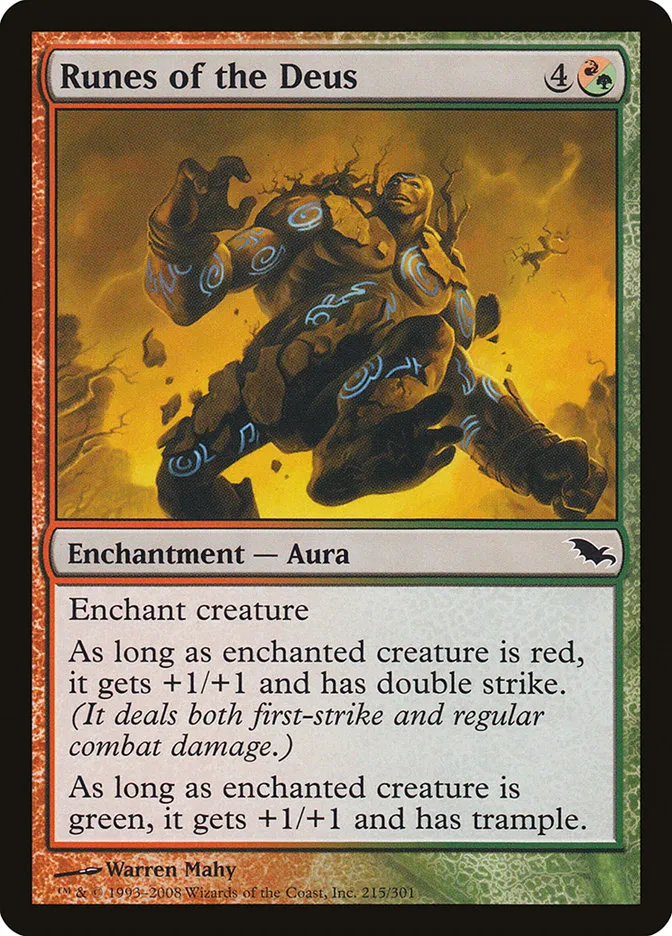 2008 Shadowmoor Runes of the Deus #215 common card image