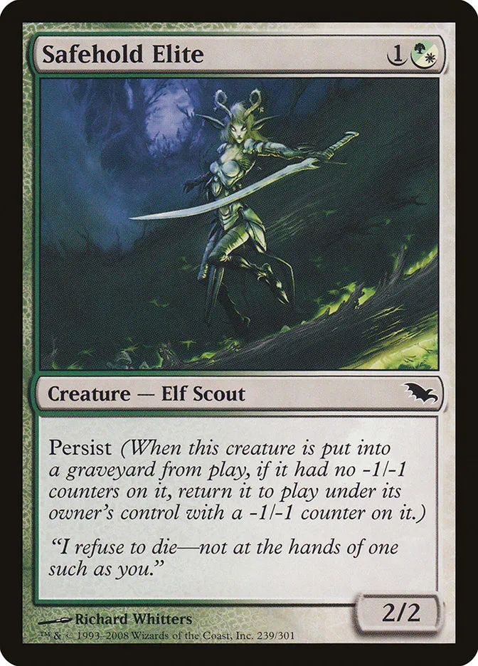 2008 Shadowmoor Safehold Elite common #239 common card image