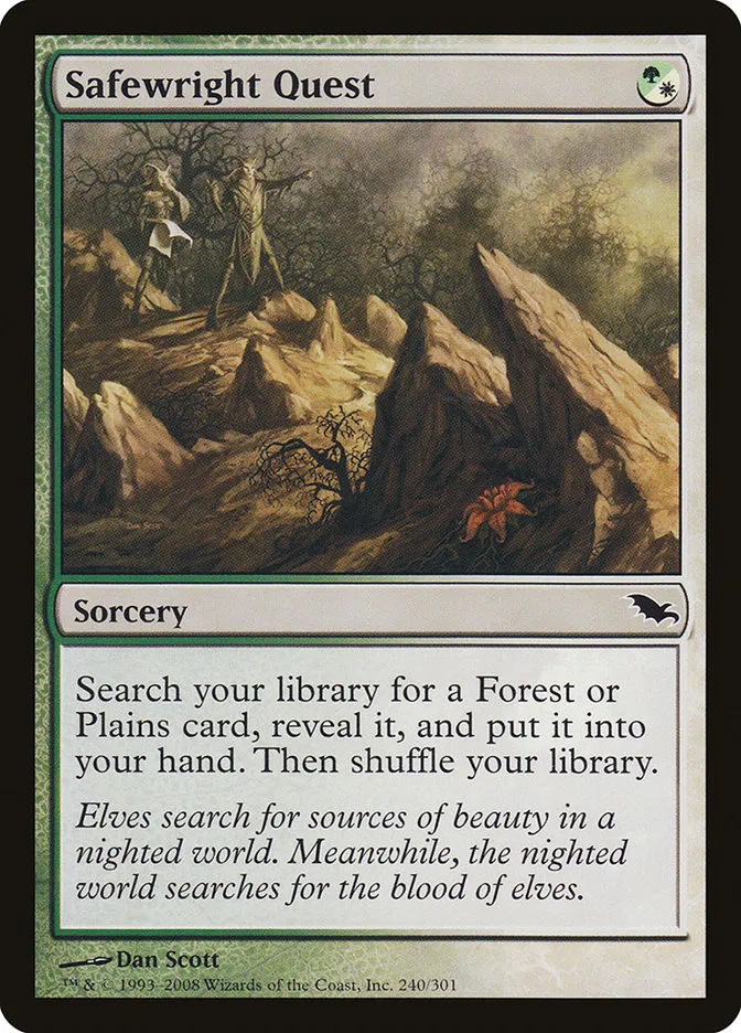 2008 Shadowmoor Safewright Quest common #240 common card image