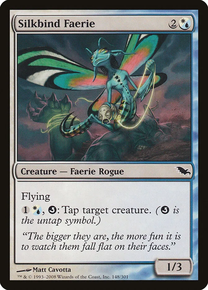 2008 Shadowmoor Silkbind Faerie common #148 common card image