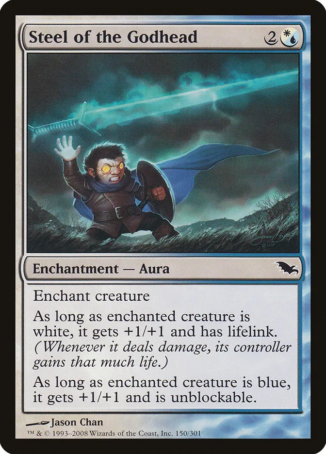 2008 Shadowmoor Steel of the Godhead #150 common card image